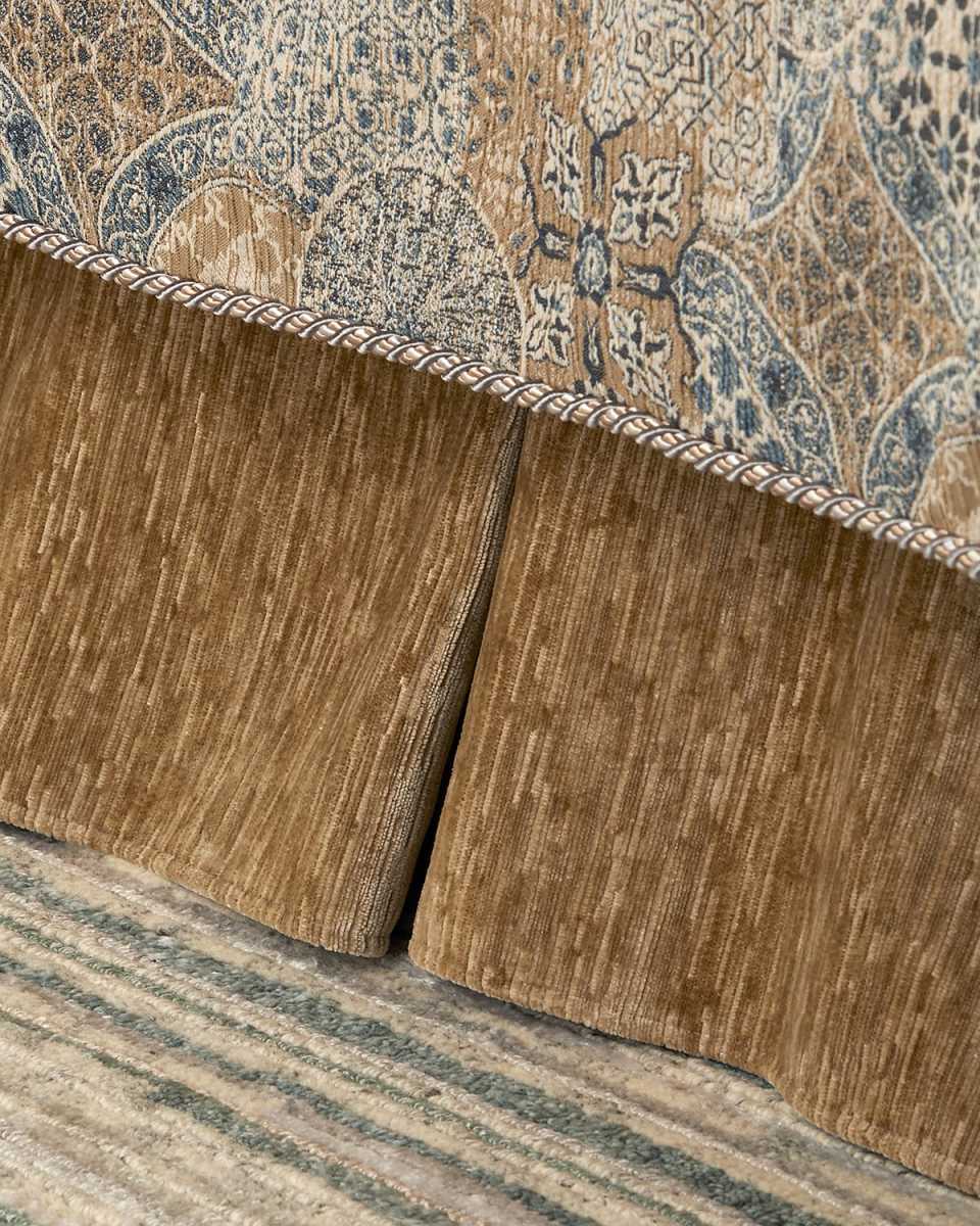 Mesa Velvet Tailored Bed Skirt,